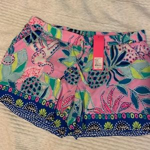Lilly Pulitzer Katia Short, NWT size large, Lilac Rose